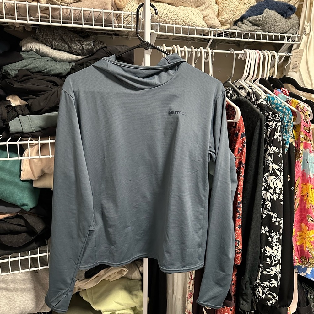 Marmot Slate Blue Long Sleeve Sun Shirt